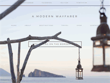 Tablet Screenshot of amodernwayfarer.com